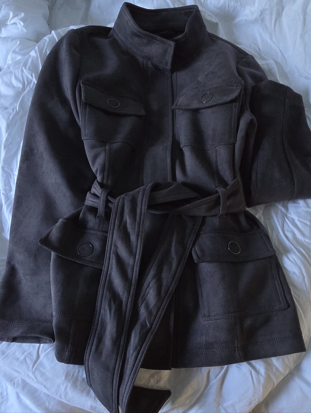 White House Black Market  Suede Jacket